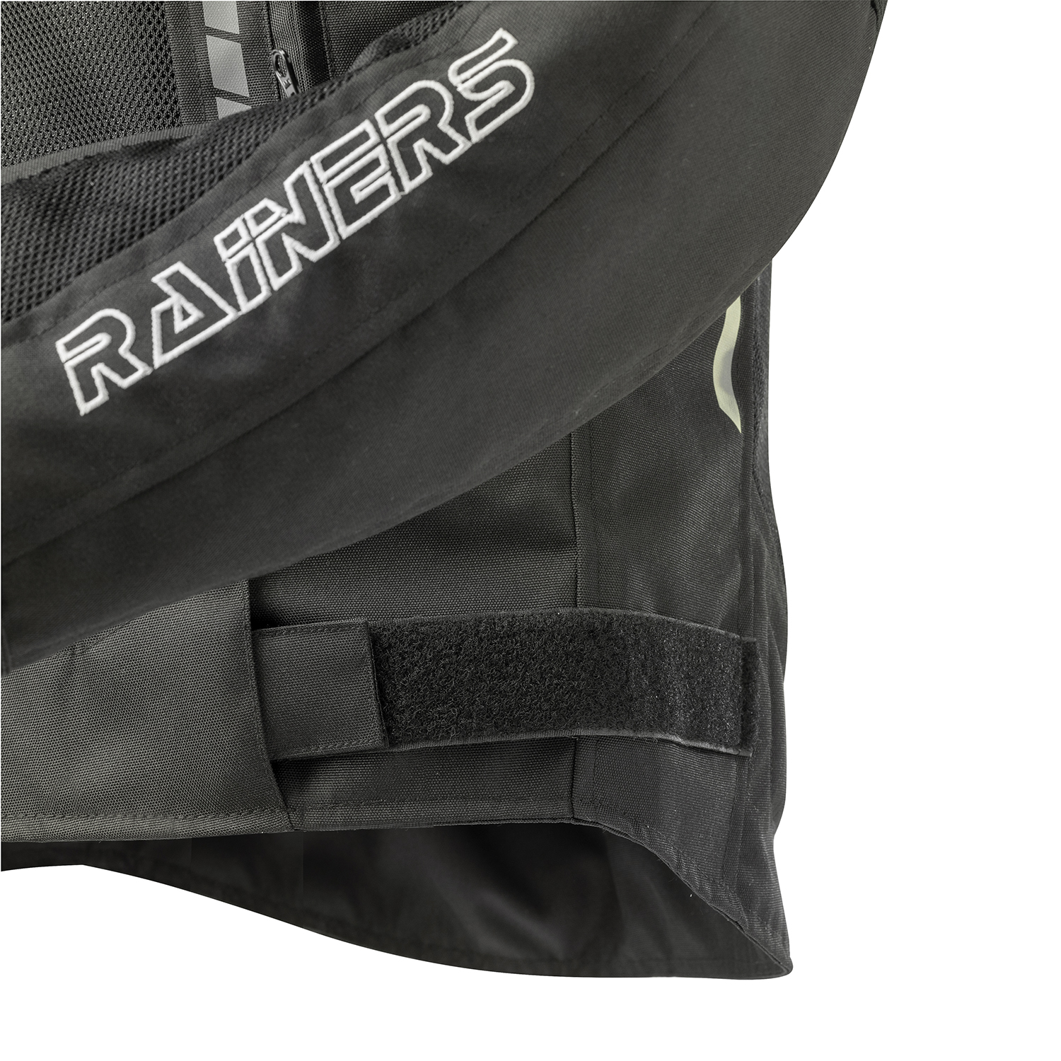 Chaqueta moto verano hombre Rainers modelo JEREZ Negro y fluor
