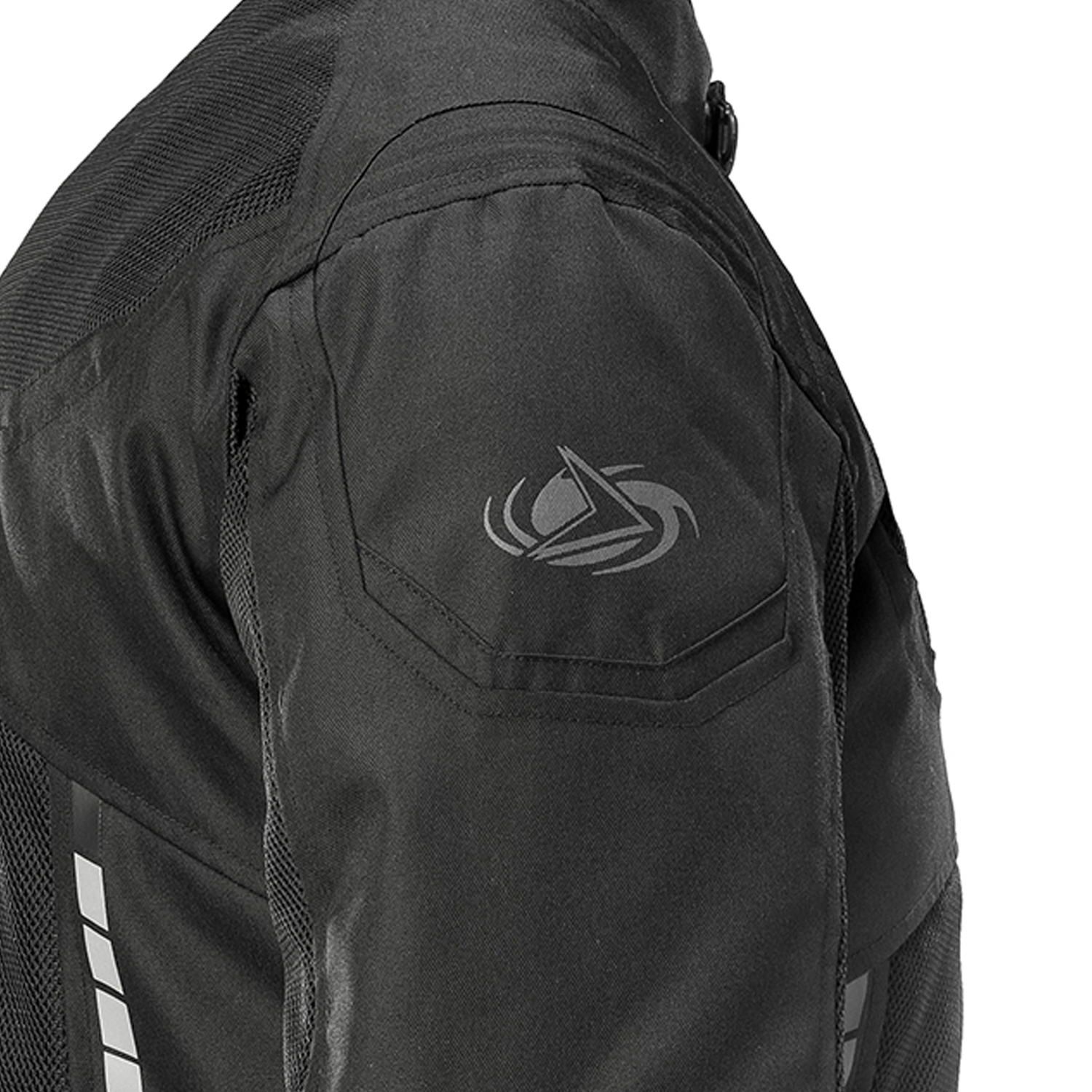 Chaqueta moto verano hombre Rainers modelo JEREZ Negro
