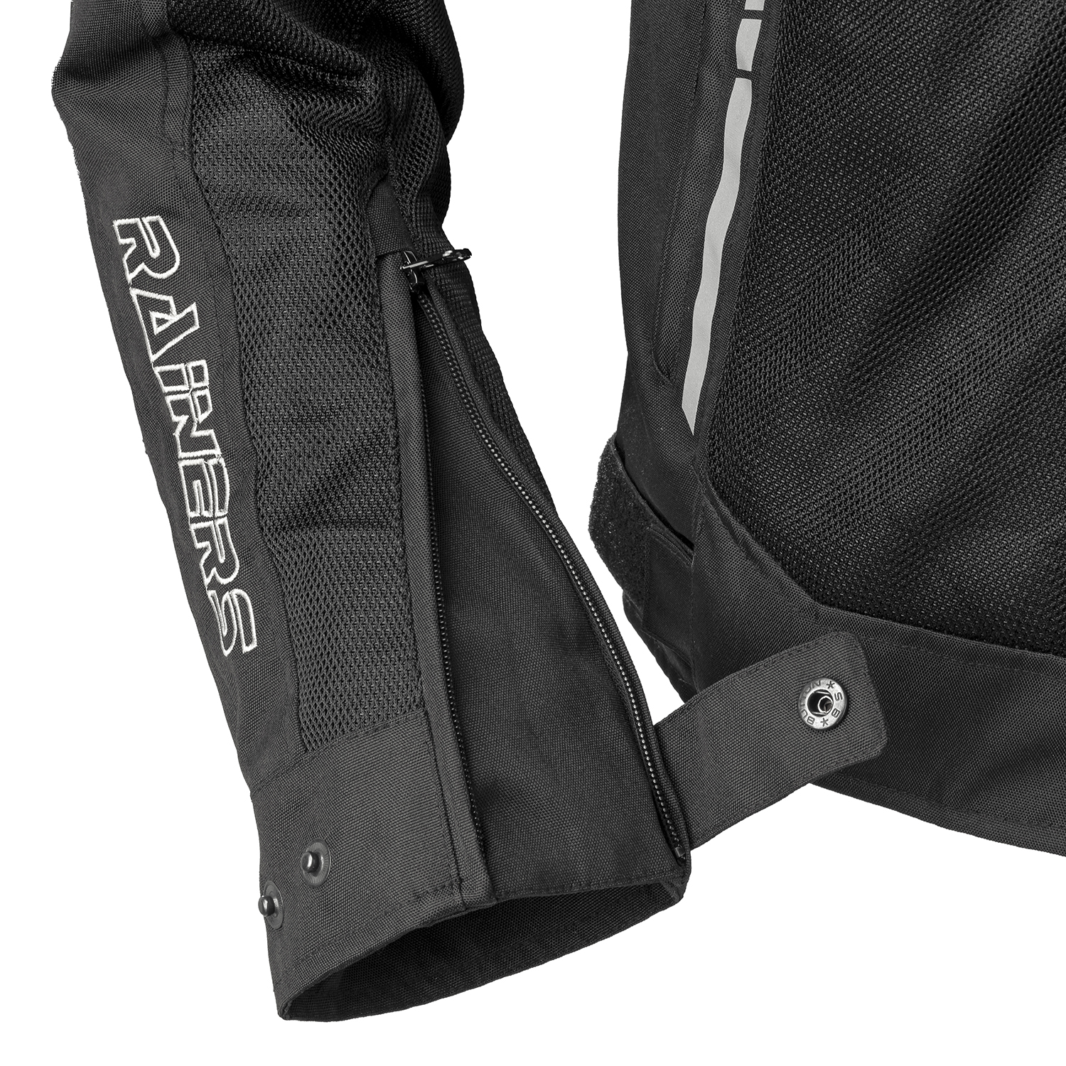 Chaqueta moto verano hombre Rainers modelo JEREZ Negro
