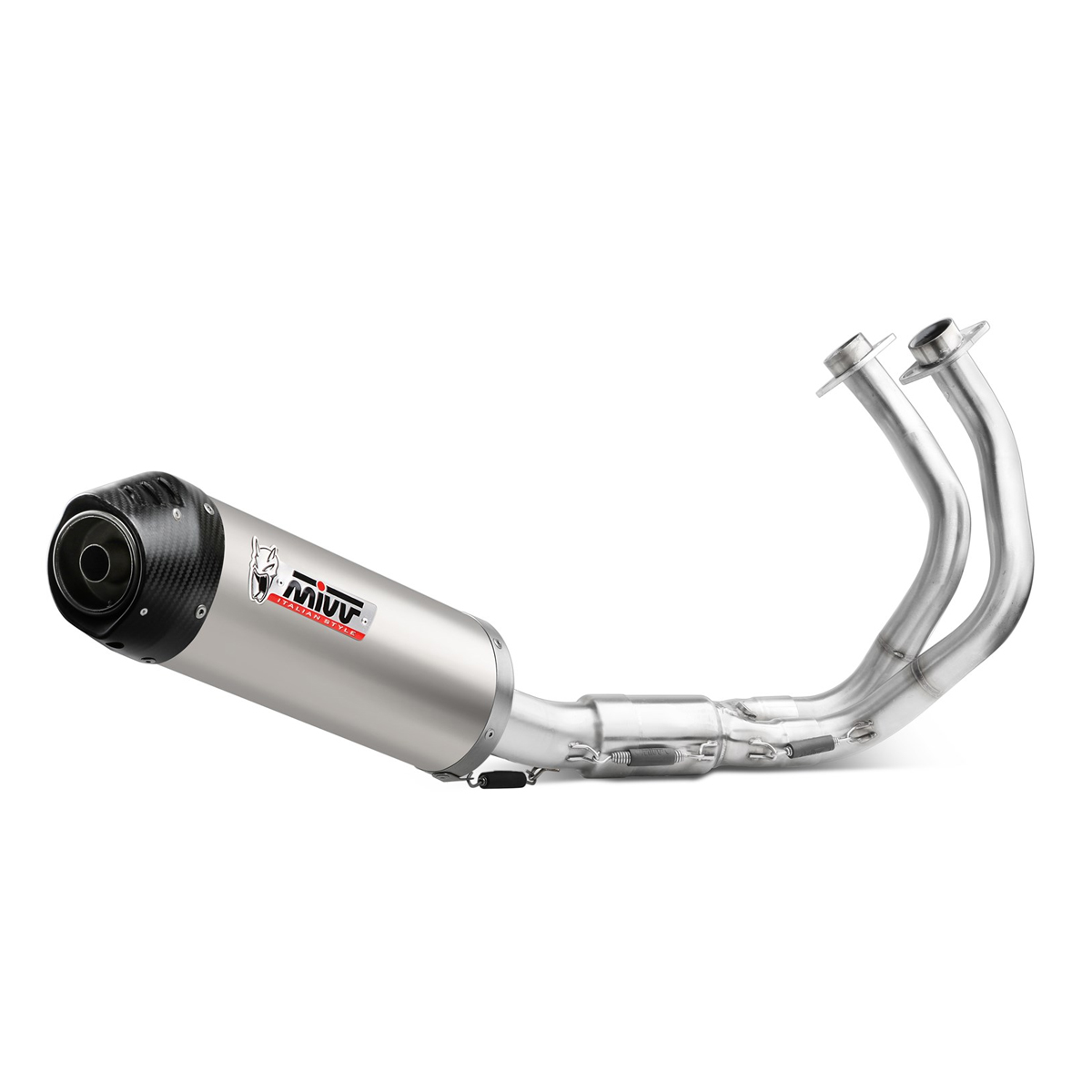 Escape Mivv OVAL titanio carbono Kawasaki Ninja/Z 650 24+