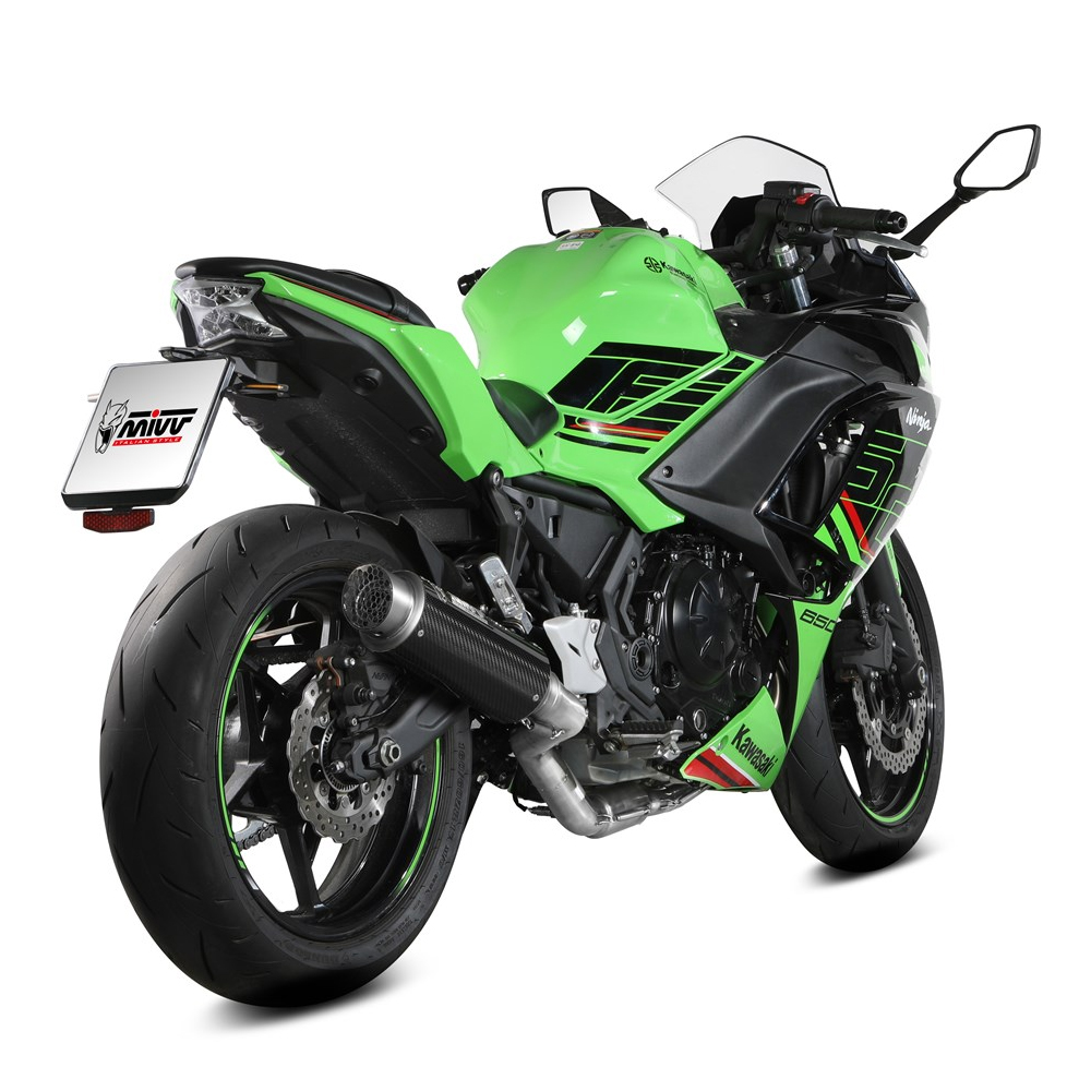 Escape Mivv GP PRO carbono Kawasaki Ninja/Z 650 24+