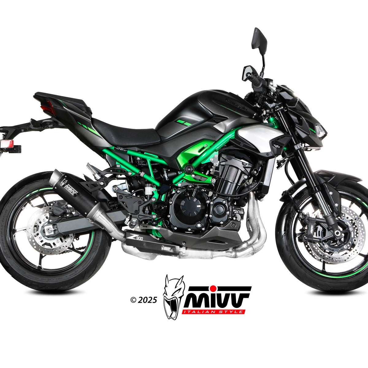 Escape mivv Kawasaki Z900 25+ GP pro CARBONO
