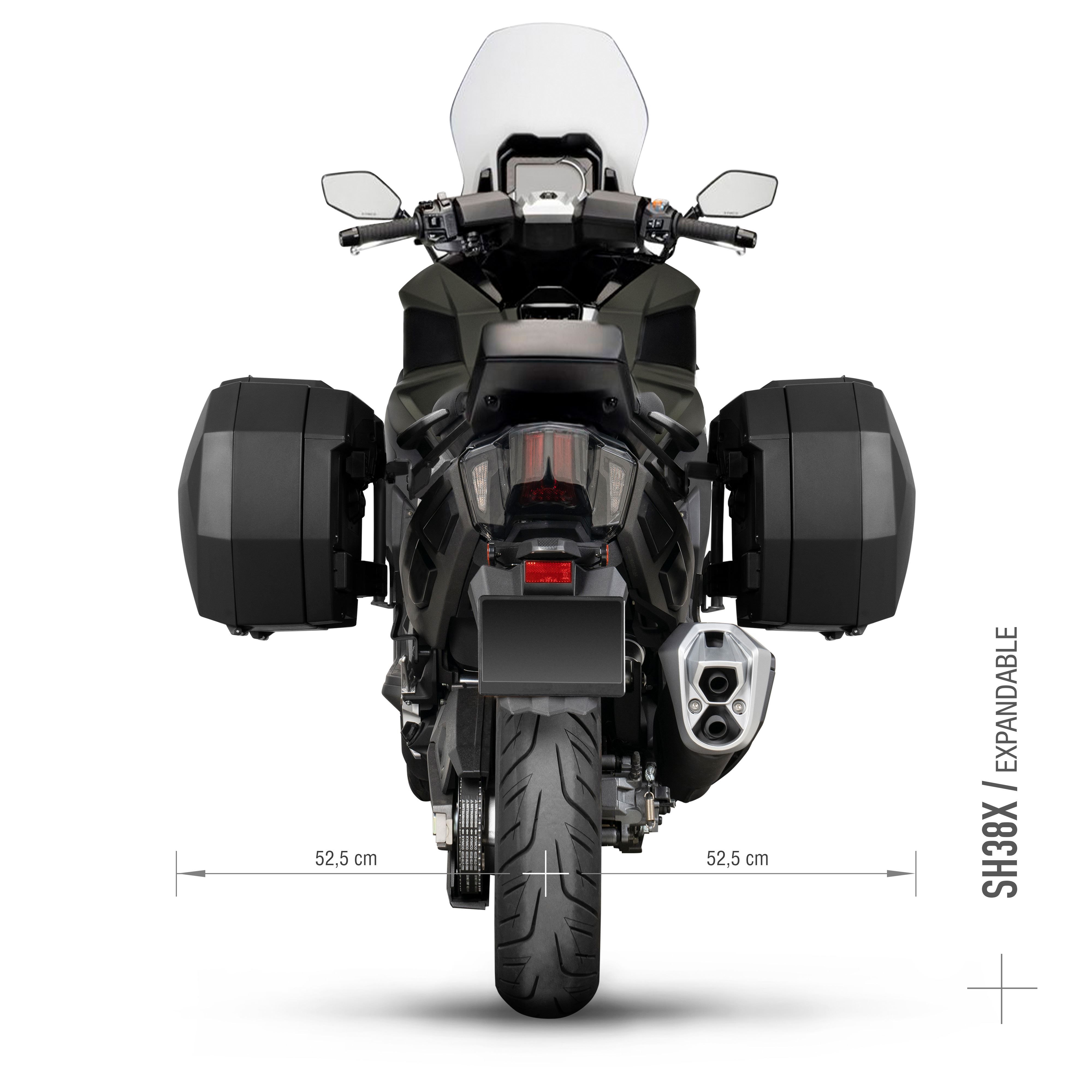 Fijacion 3P System maletas laterales Kymco CV3 550 22-24