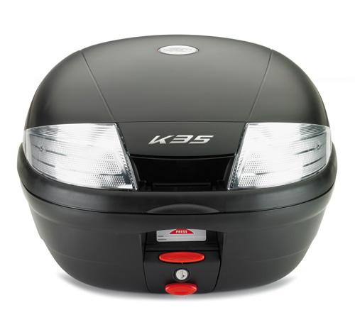 Baul Kappa K35 Tech 35L luces ahumadas