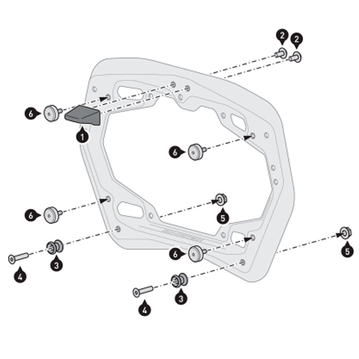 Kit De Adaptadores soporte lateral PRO Dusc