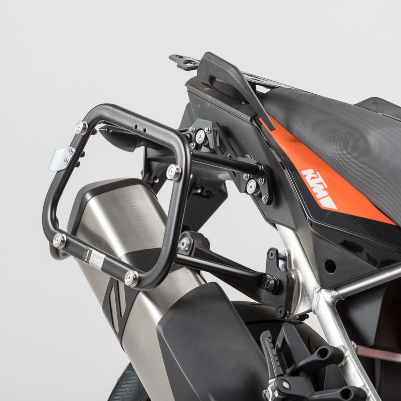 Maletas con soportes SwMotech TRAX ADV KTM 1050-1090-1190-1290 16- Plata