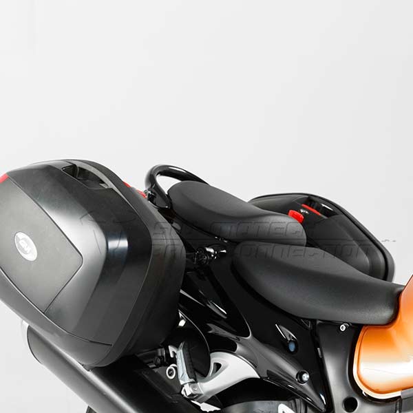 Portamaletas lateral Sw-motech para maletas V35 o K33. Suzuki Hayabusa 1300 2008-