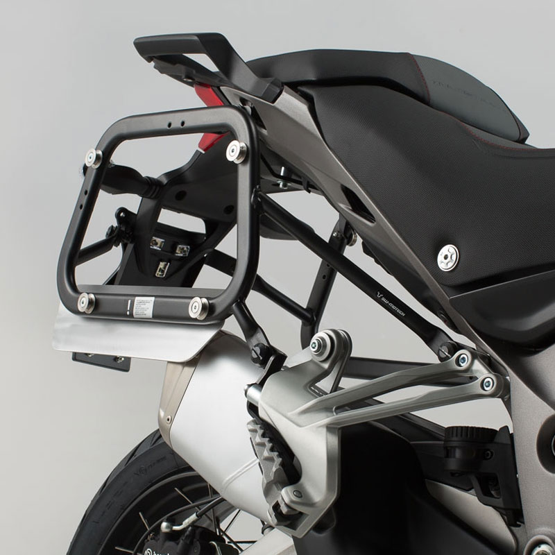 Maletas con soportes SwMotech TRAX ADV Ducati Multistrada 950-1200 Enduro 16- Plata