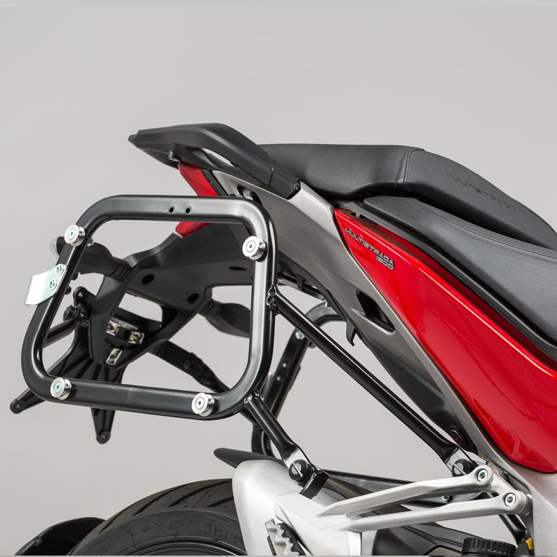 Maletas con soportes SwMotech TRAX ADV Ducati Multistrada 1200 - S 10-14 Negro