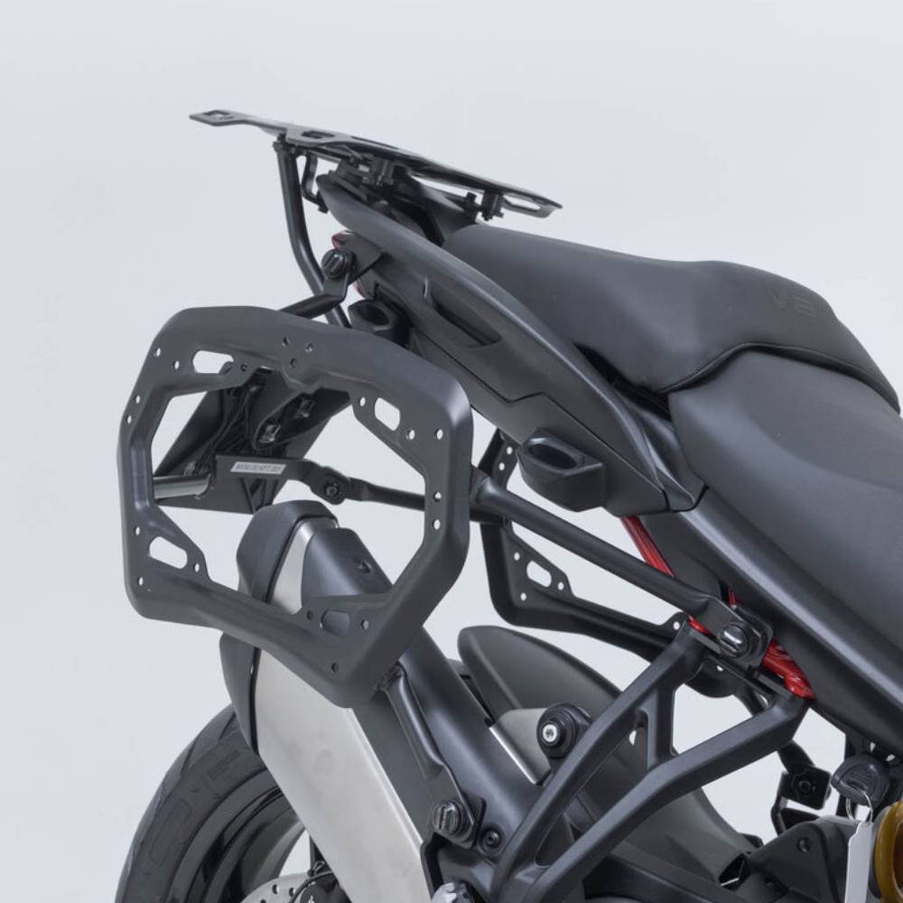 Maletas con soportes SwMotech TRAX ADV Ducati Multistrada V2S 24- Plata
