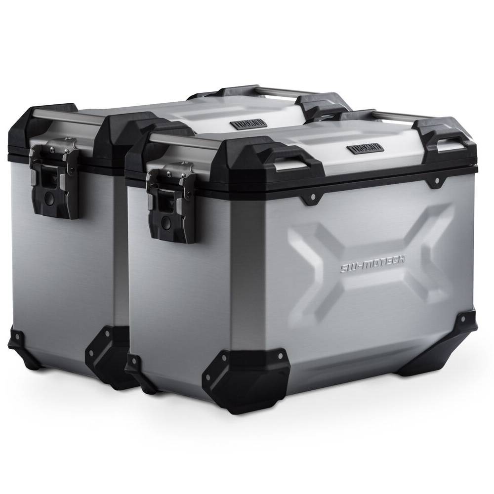 Maletas con soportes SwMotech TRAX ADV Ducati Multistrada V2S 24- Plata