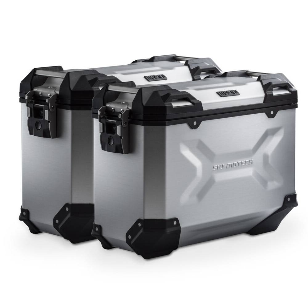 Maletas con soportes SwMotech TRAX ADV Ducati Multistrada V2S 24- Plata