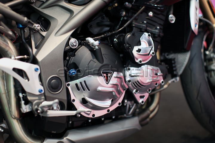 Kit Protectores Motor Evotech Triumph Speed Triple 16-