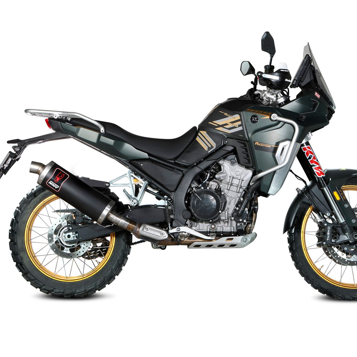 Escape Mivv Dakar negro Kove 800X 24+