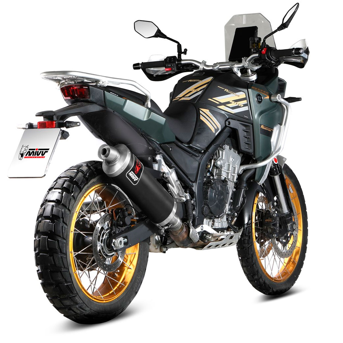 Escape Mivv Dakar negro Kove 800X 24+