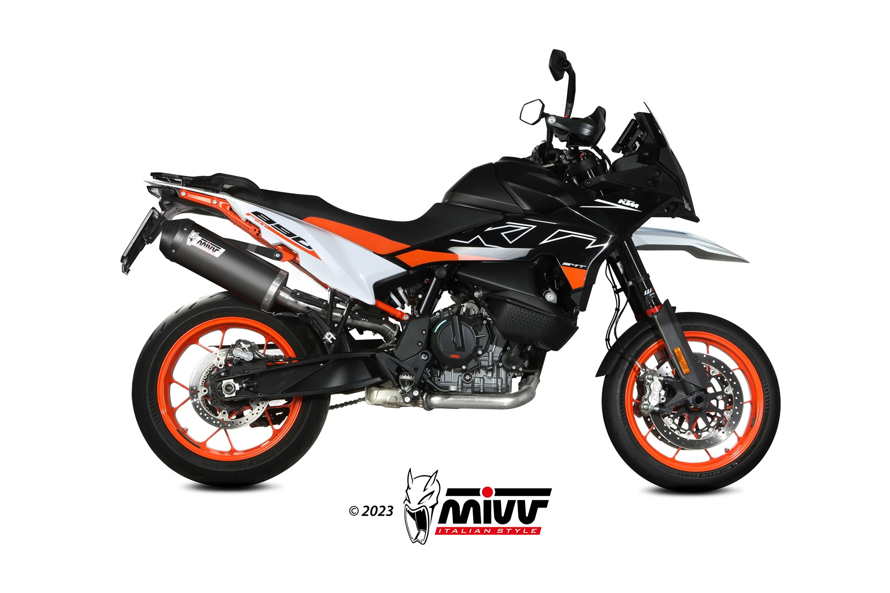 Escape negro KTM 790-890 Adventure