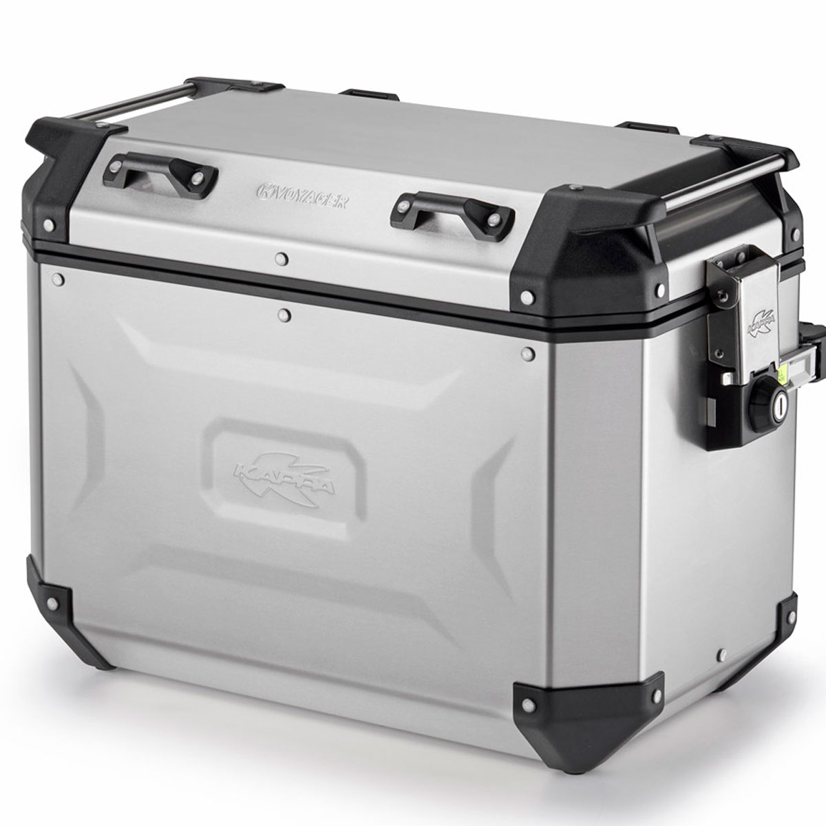 Maleta Kappa KVoyager 48 litros de aluminio natural