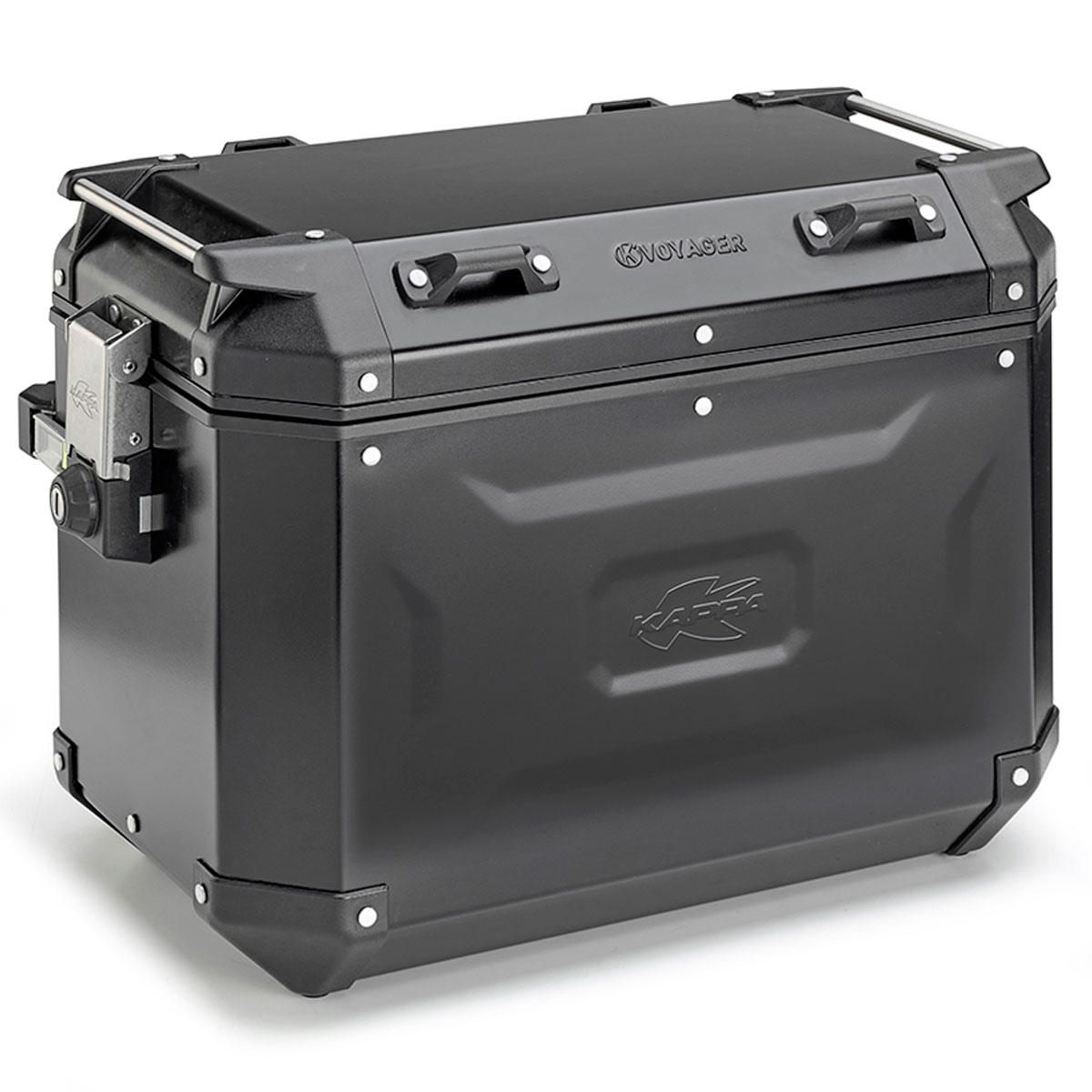 Maleta Kappa KVoyager 48 litros de aluminio negro