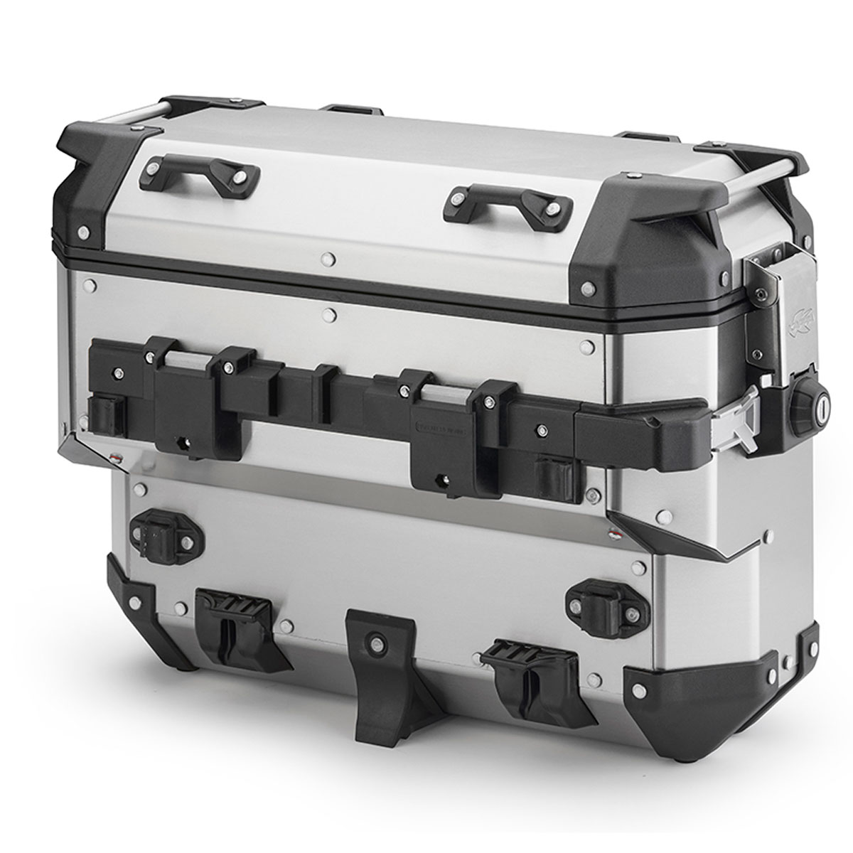 Maleta derecha Kappa KVoyager 33 litros aluminio negro