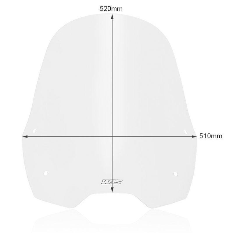 Cupula transparente touring WRS kymco people s 125/200 18-24