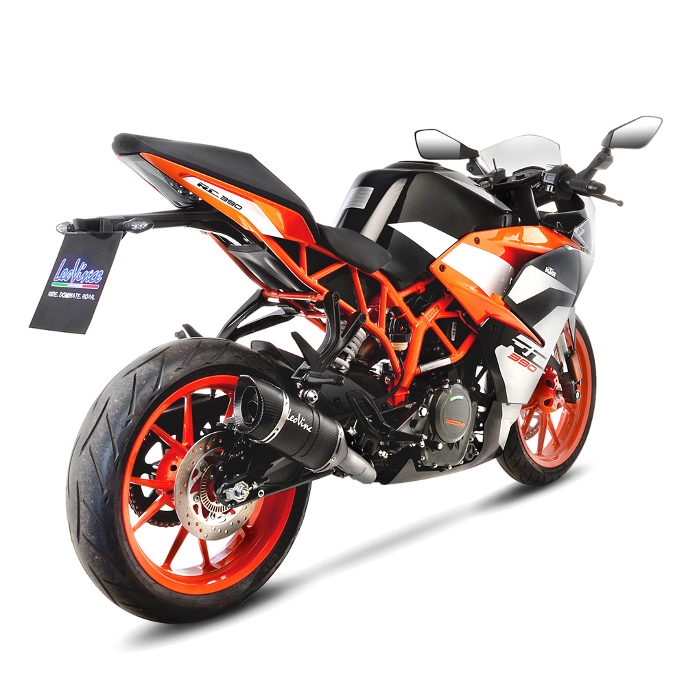 Escape LV Pro Carbono Leovince Ktm Duke 125-390 RC125-390 17-20
