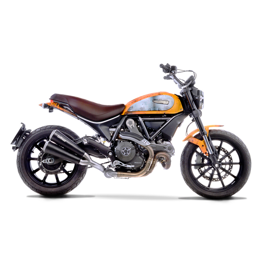 Escape Leovince Ducati Scrambler 800 15-16 Homologado