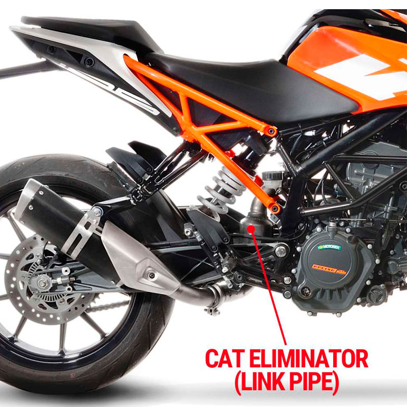 Supresor catalizador Leovince Ktm Duke y RC 125-390 2017-20