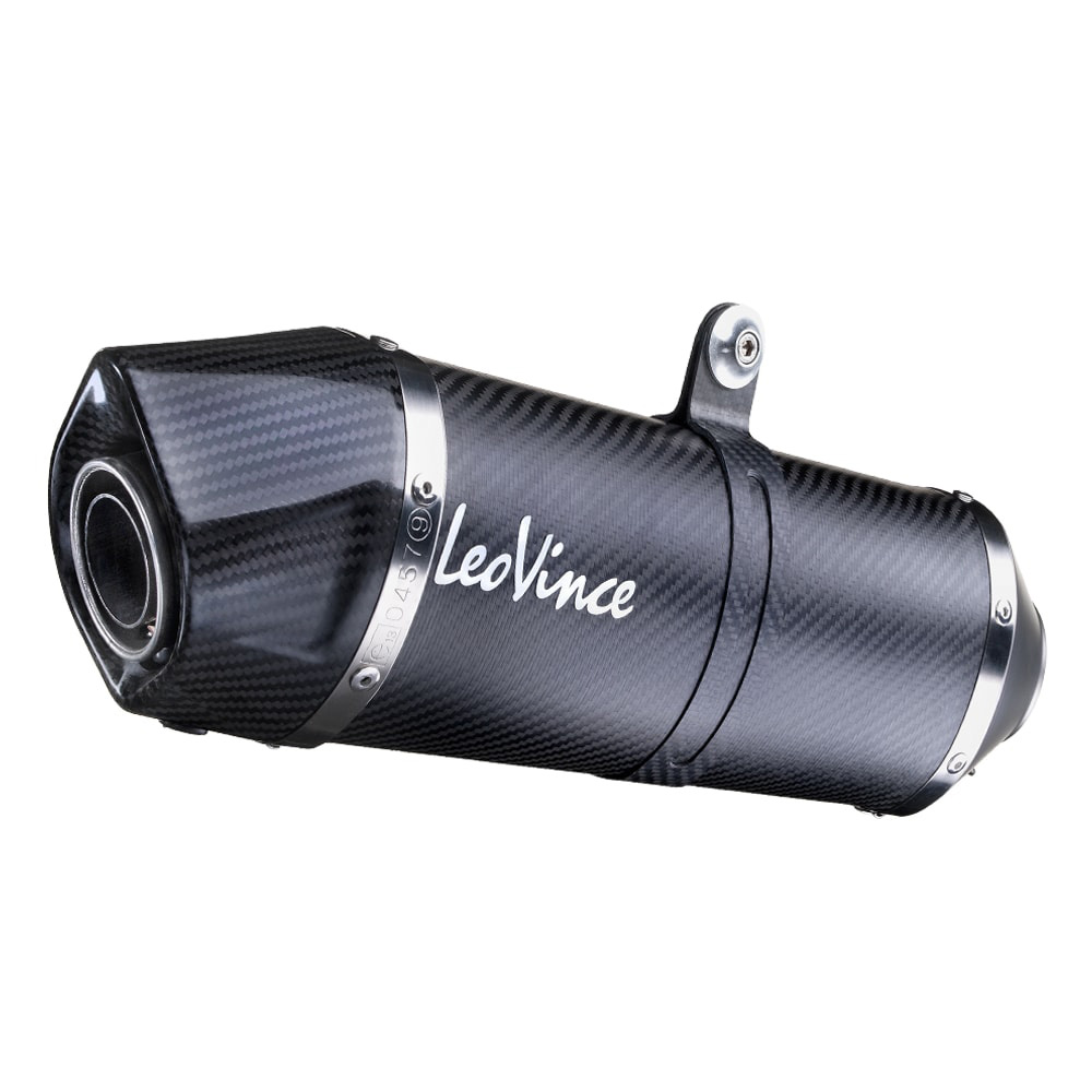 Escape Leovince Ducati Monster 696-796-1100 Carbono Homologado