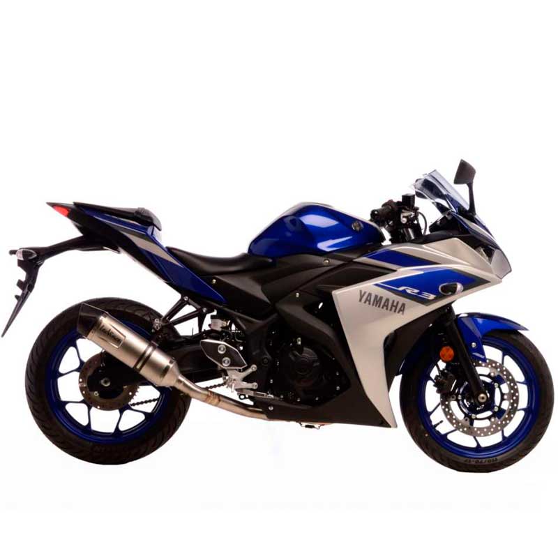 Escape completo Yamaha MT03-R3 Leovince acero