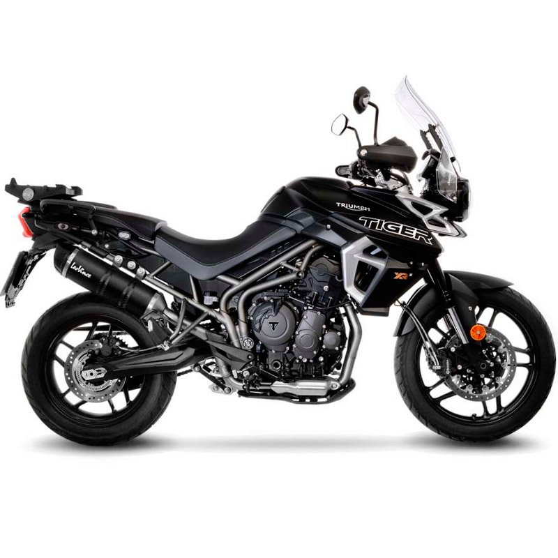 Escape Leovince Triumph Tiger 800 18-19 carbono