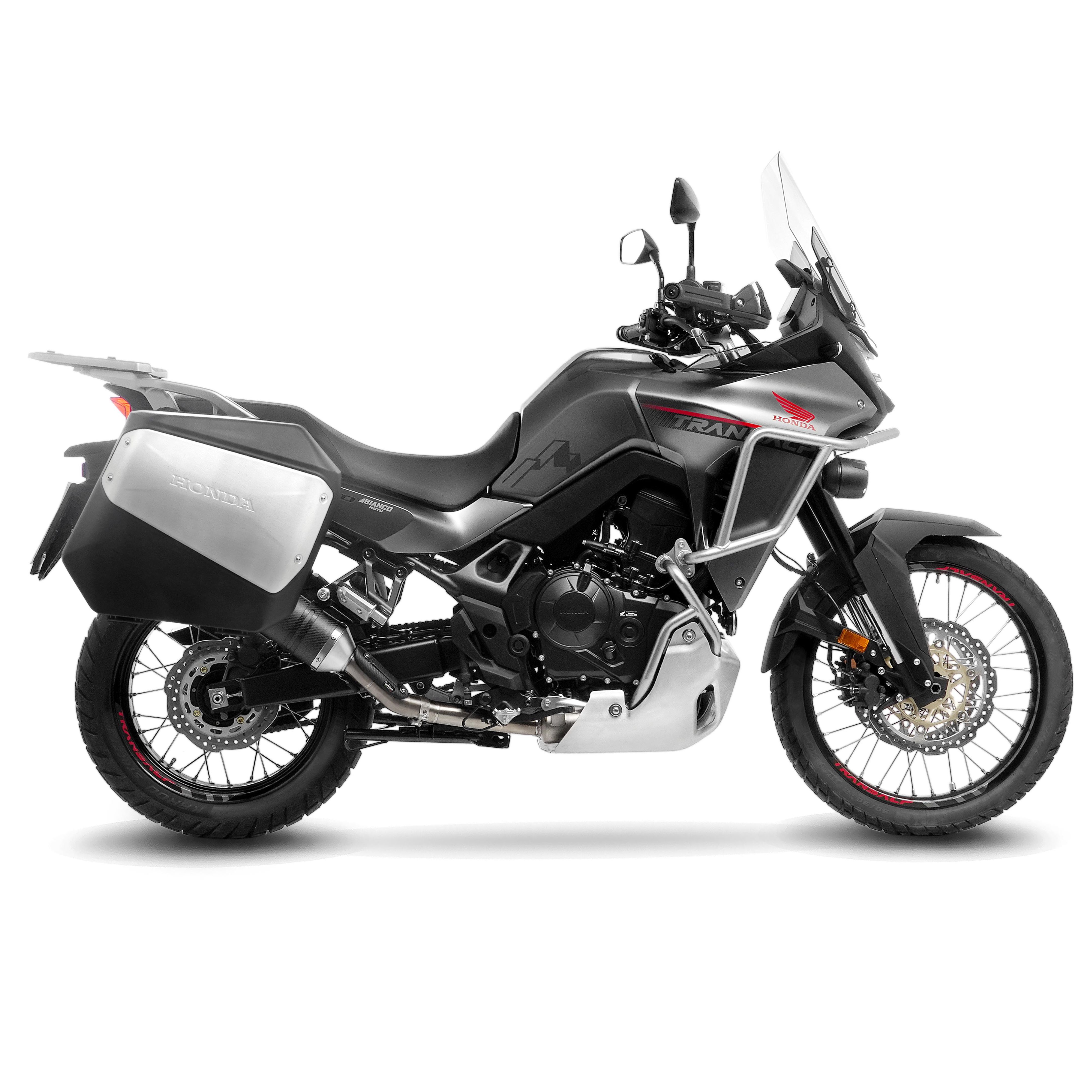 Escape homologado LV ONE EVO fibra carbono Honda XL 750 Transalp 2023-