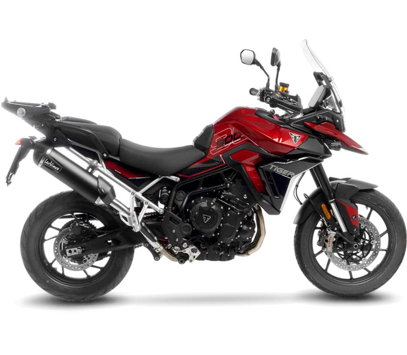 Escape LeoVince LV One Evo Negro Triumph Tiger 900 GT / GT PRO / RALLY PRO 24+