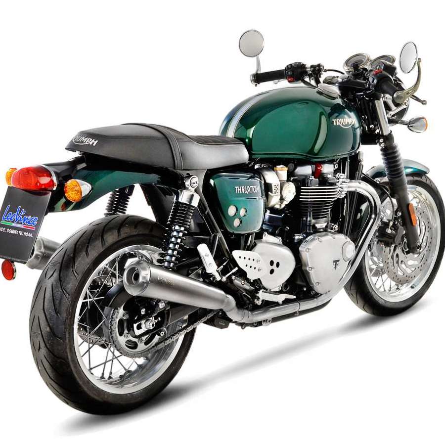 Escape Leovince Triumph Thruxton 16-18 acero