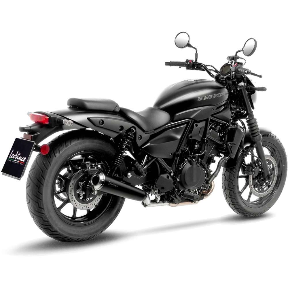 Escape LV CLASSIC RACER NEGRO homologado Kawasaki ELIMINATOR 500/SE 2024-