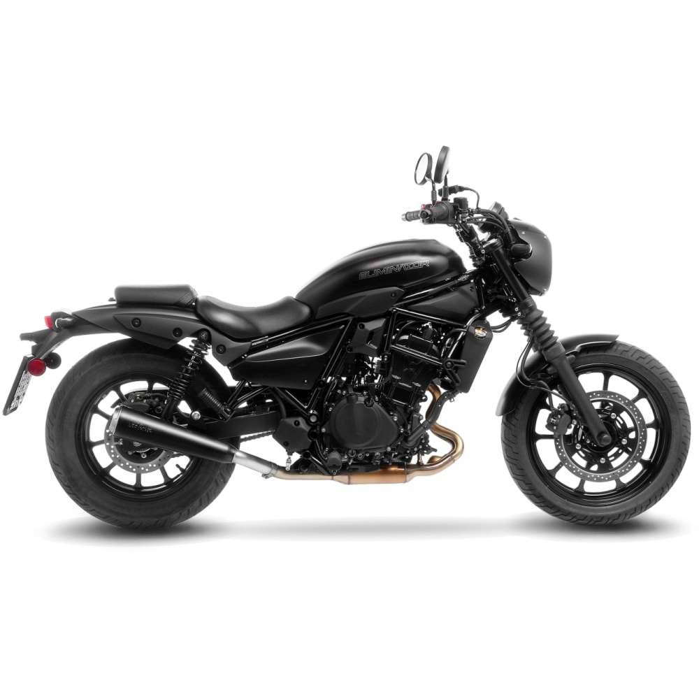Escape LV CLASSIC RACER NEGRO homologado Kawasaki ELIMINATOR 500/SE 2024-