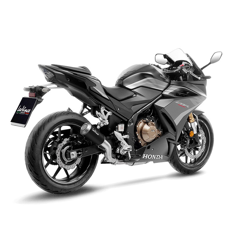 Escape Honda CB500-F-X, CBR500R 19- negro