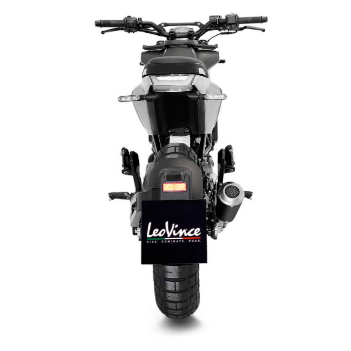 Escape Leovince LV10 negro Husqvarna Svartpilen-Vitpilen 125/401 20-