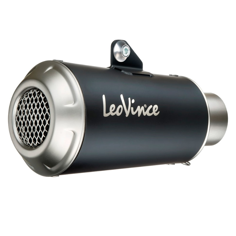 Escape Leovince LV10 negro Husqvarna Svartpilen-Vitpilen 125/401 20-
