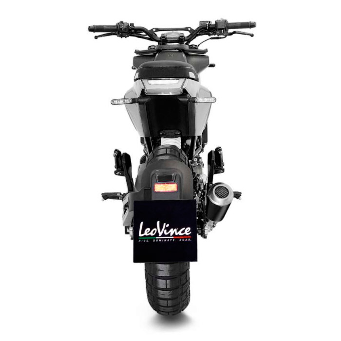 Escape Leovince LV10 carbono Husqvarna Svartpilen-Vitpilen 125/401 20-