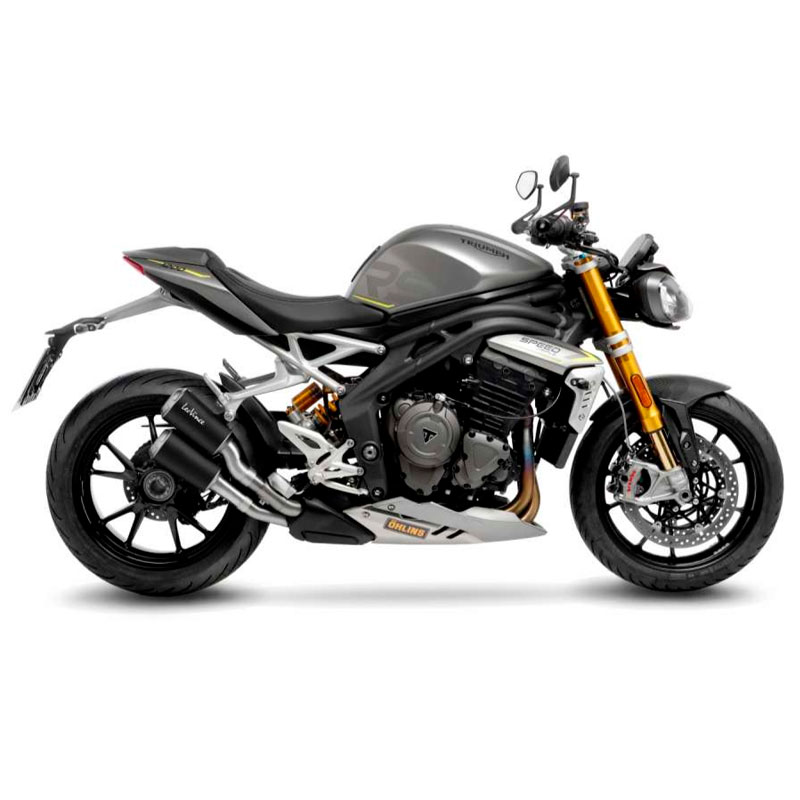 Escape Leovince LV-10 Black Triumph Speed Triple 1200RR 2021-