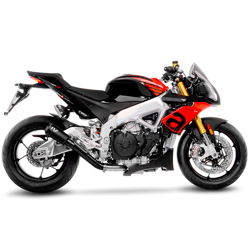 Escape LV-10 full black Aprilia Tuono V4 RSV4 1100 21-