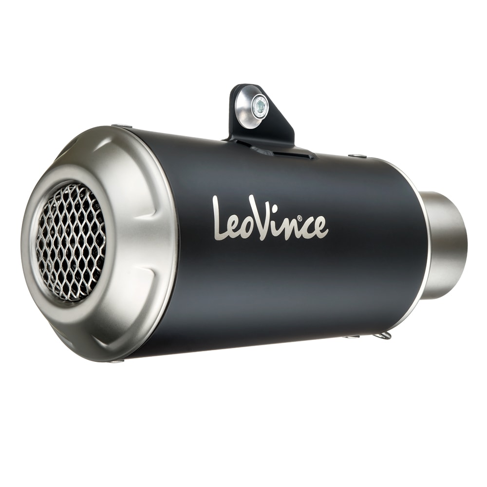 Escape Leovince LV10 negro Ducati Scrambler 21-