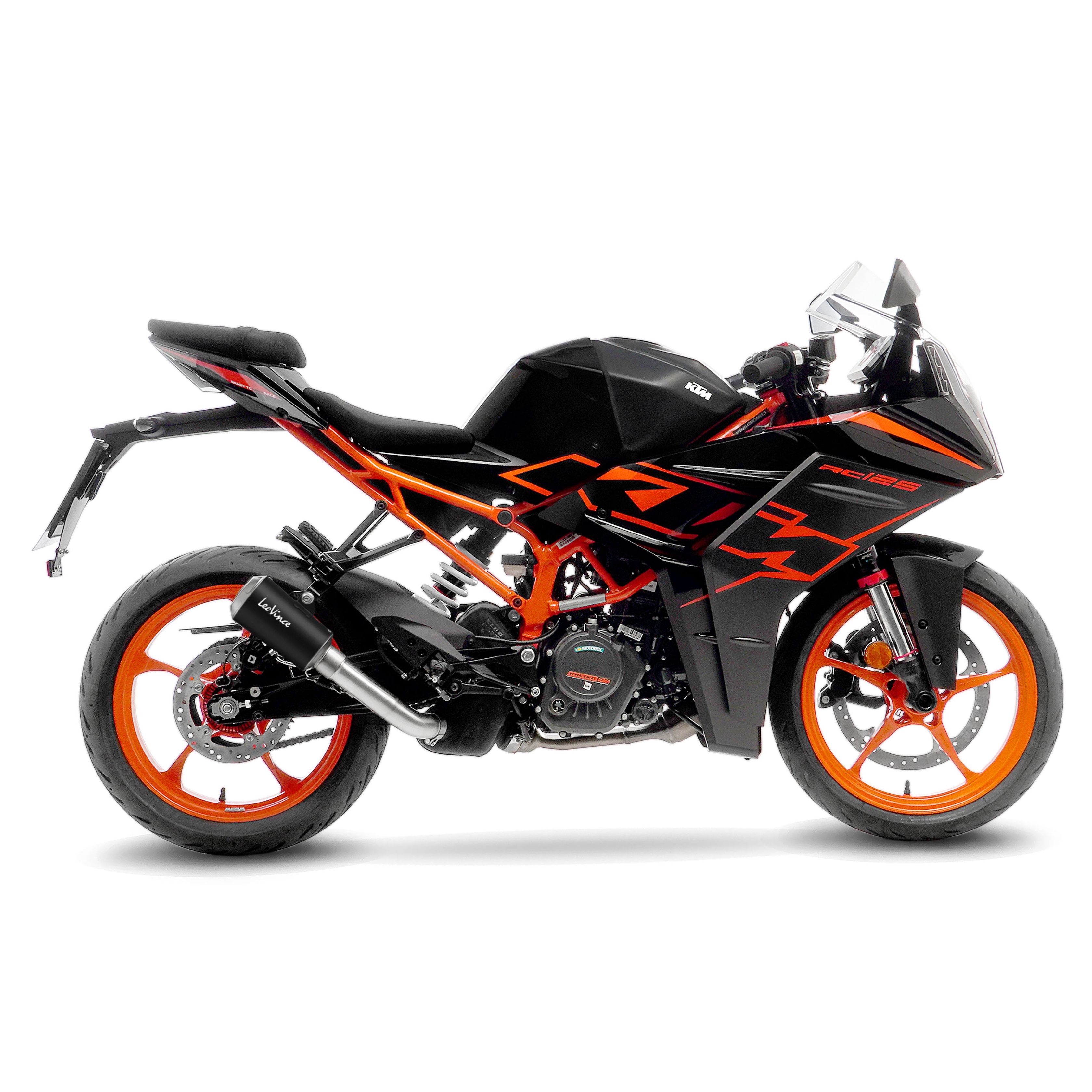 Escape LV-10 edición negro no homologado KTM RC 125 2022-2023