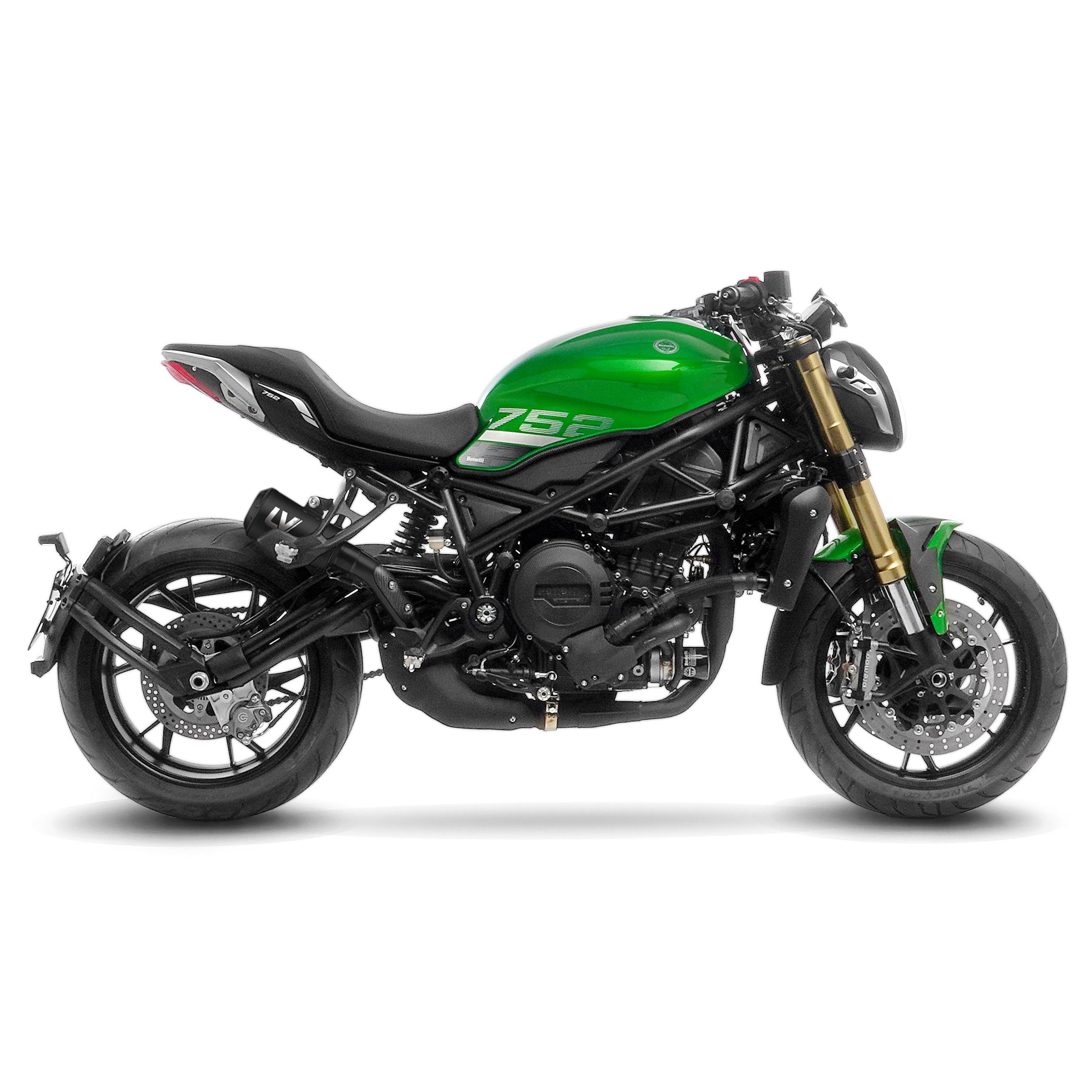 Escape LV-10 negro homologado BENELLI 752S 2019-