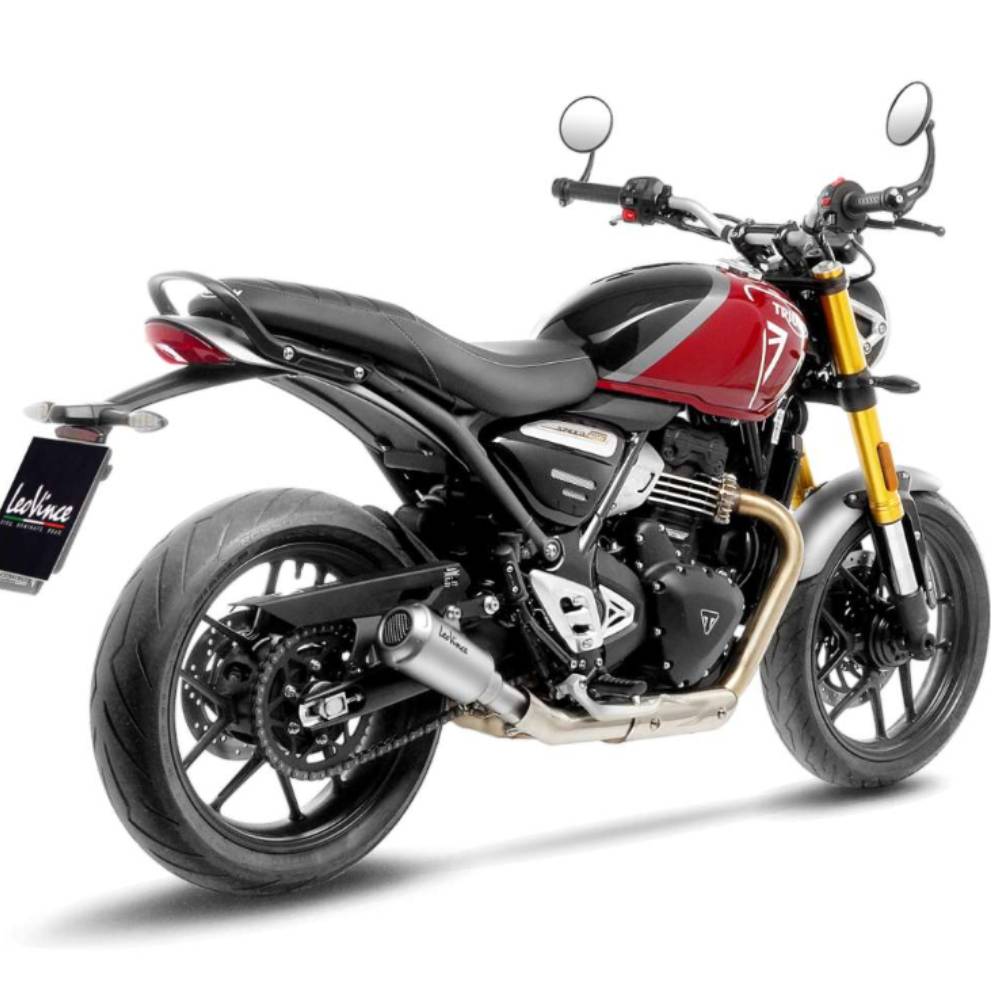 Escape LV10 acero Triumph Speed-Scrambler 400 24-