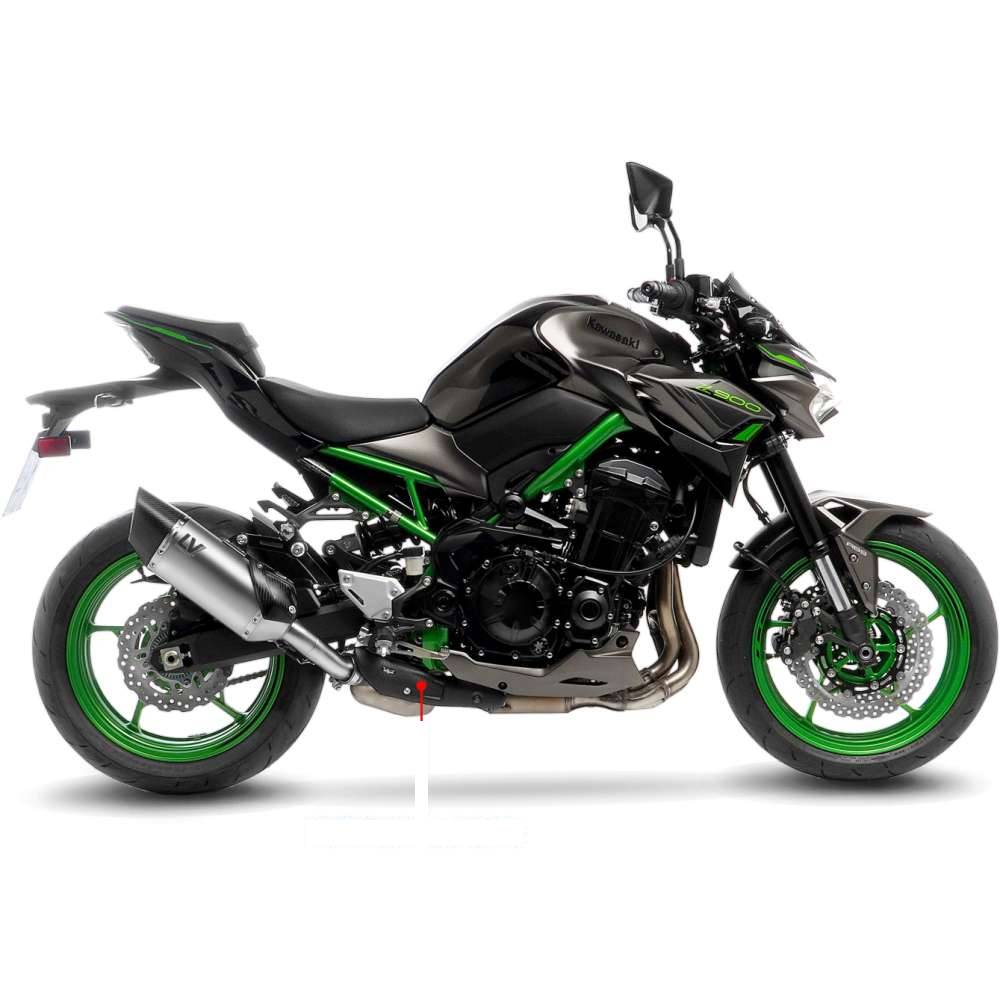 Escape LV14-R TITANIO homologado KAWASAKI Z900 2020-2024