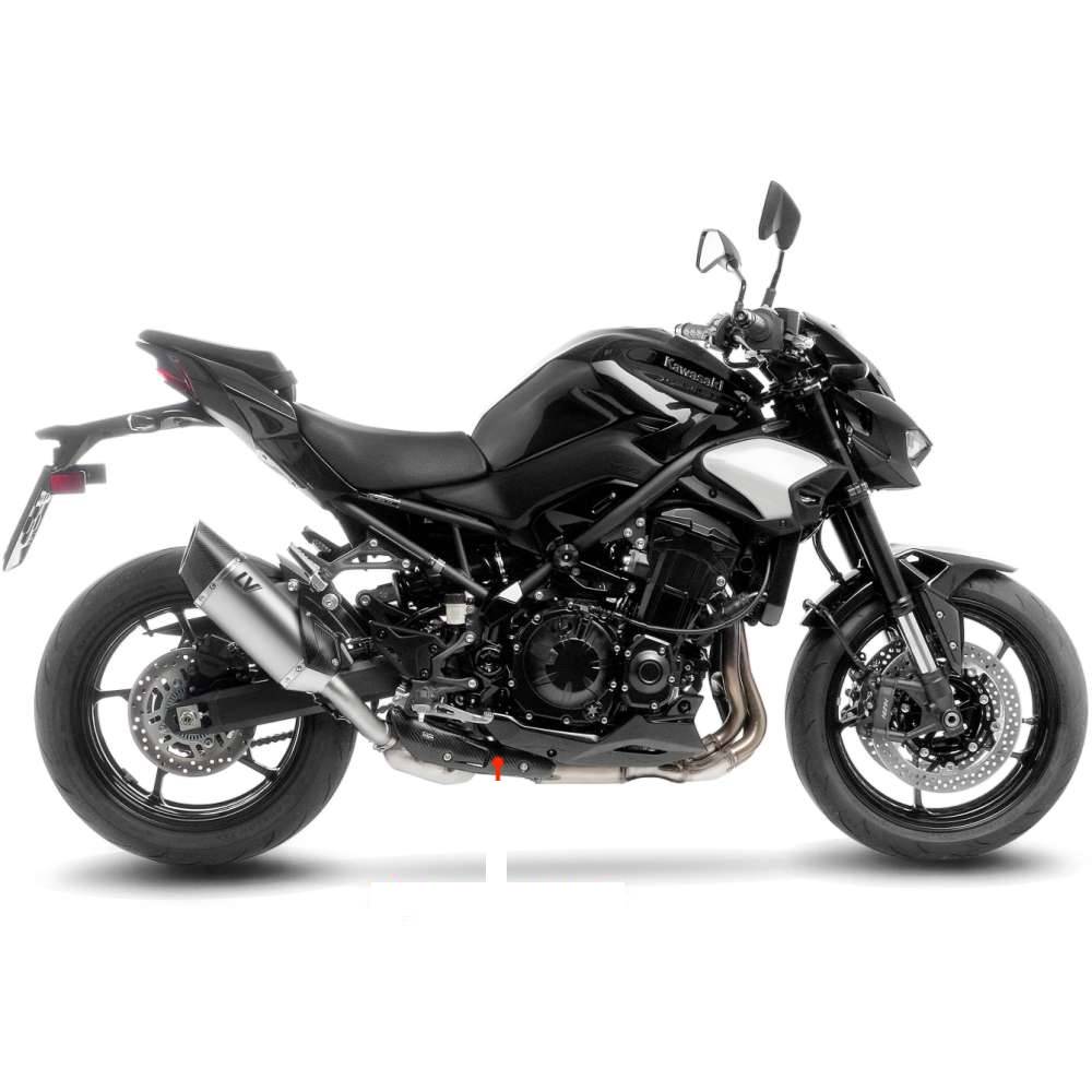 Escape LV14-R TITANIO no homologado KAWASAKI Z900 / Z900 A2 2017+