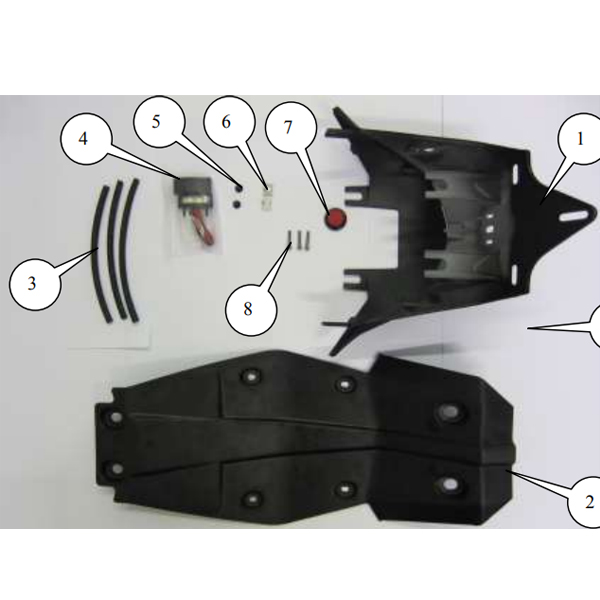 Portamatriculas KTM Duke 125-200-390 RGRacing