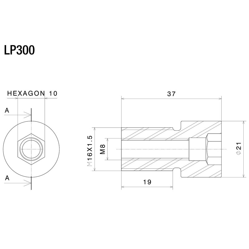 Adaptador Protector maneta freno Yamaha