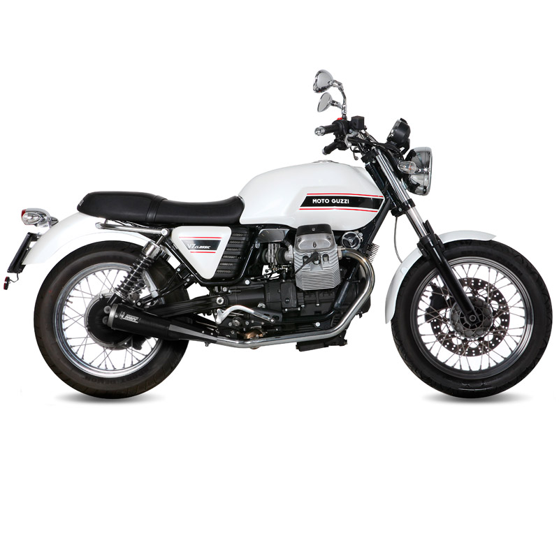 escape doble ghibli negro motoguzzi v7classic-special 08-16